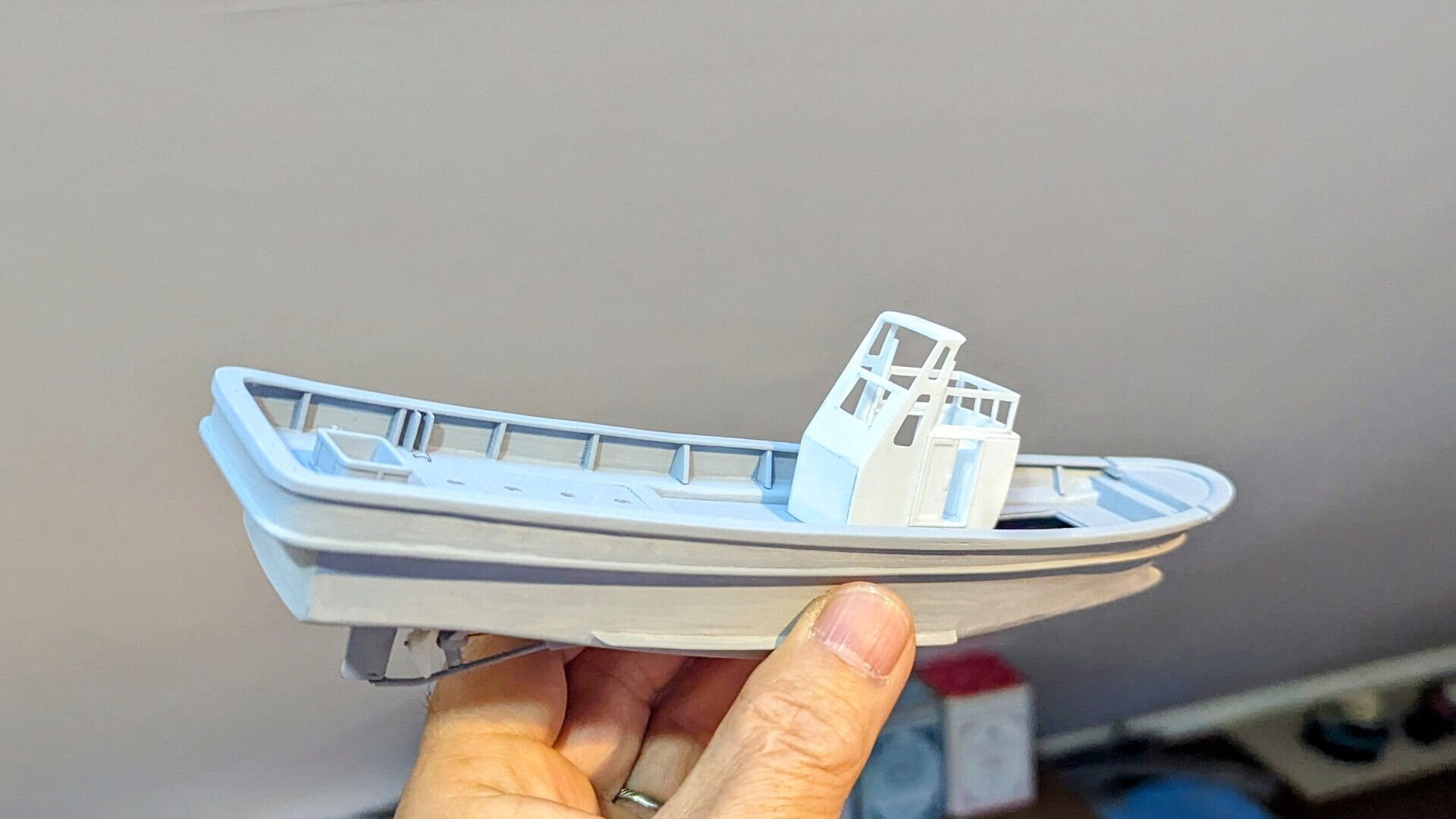 1/87 小さな底引き網漁船を作る⑥: 動く小さな船の模型工作室